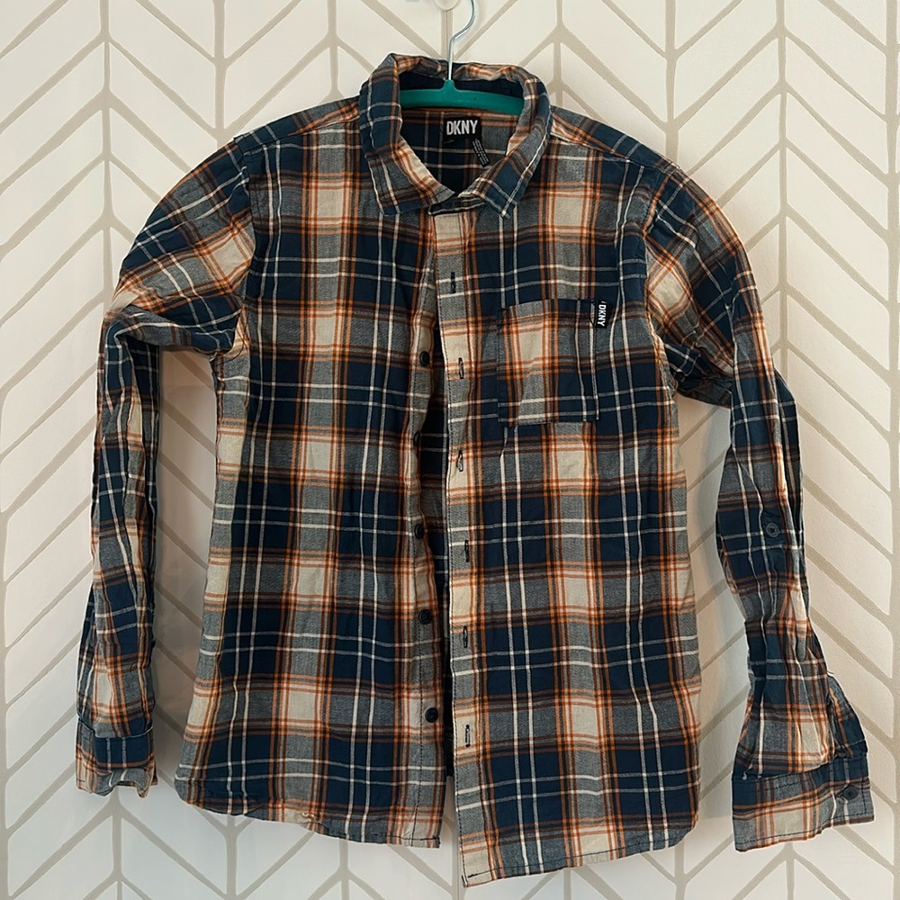 DKNY boys button down shirt